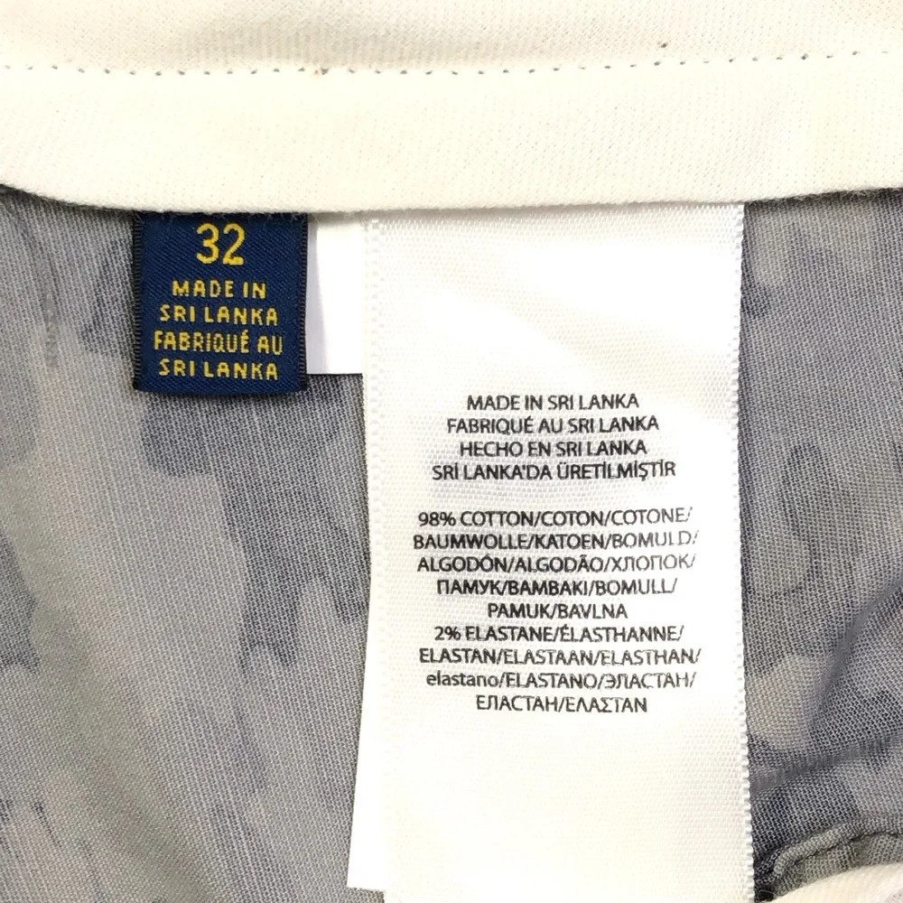 Polo Golf Ralph Lauren Camo Chino Shorts Men's Size 32 Gray 9